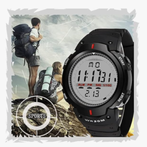Acnos® Premium Brand - A Taymex Digital Watch Shockproof Multi-Functional Automatic Black Strap Waterproof Digital Sports Watch for Men's Kids Watch for Boys - for Men Pack of 1