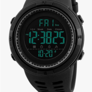 Shocknshop Outdoor Digital Sports Multi Functional Black Dial Watch for Men Boys